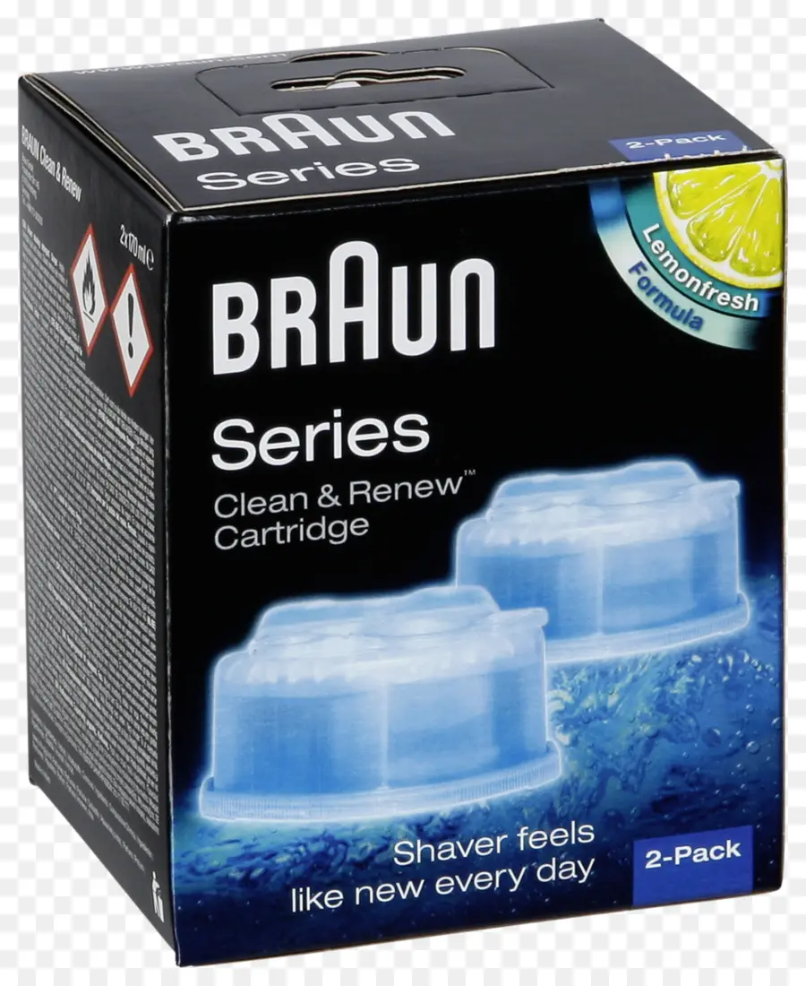 Braun Clean Renew Cartridge，เครื่องโกนหนวด PNG