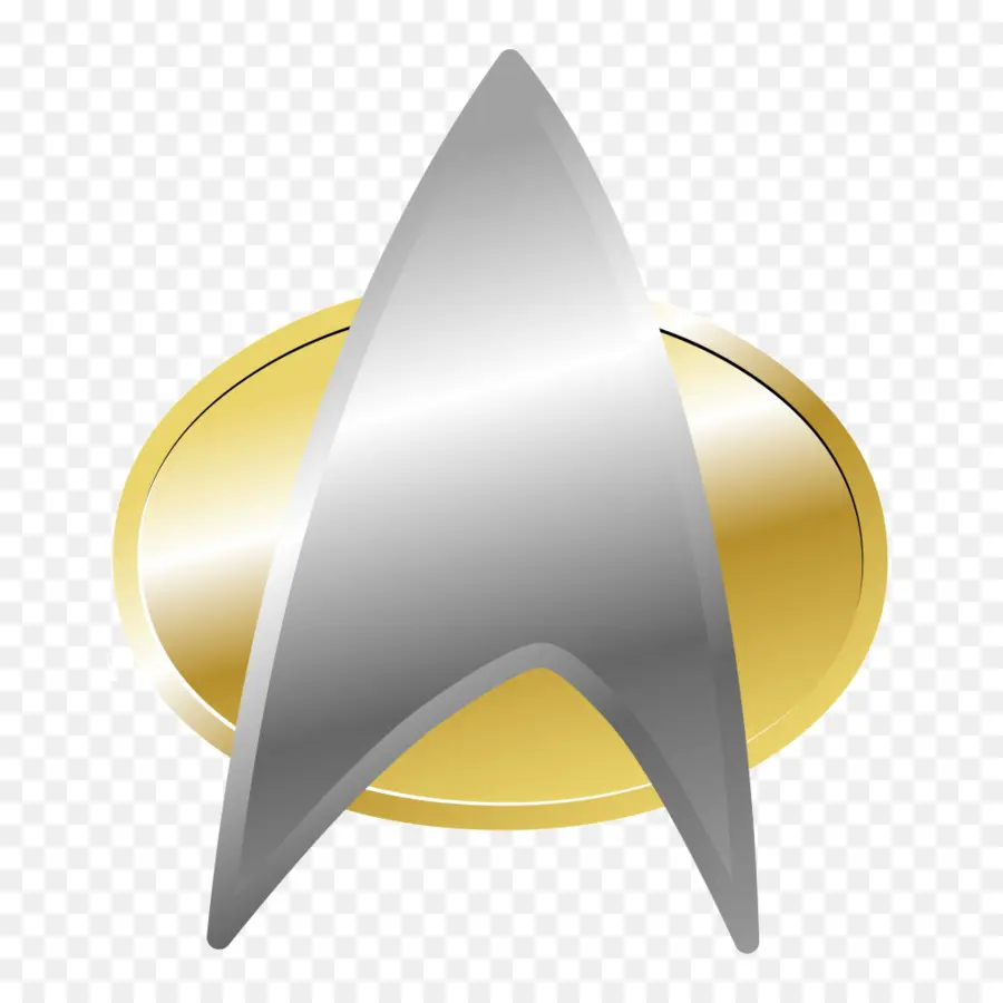 Starfleet Insignia，เงิน PNG