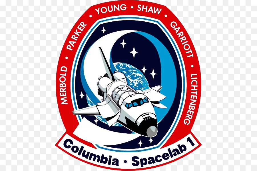 Columbia Spacelab 1 Patch，ช่องว่าง PNG