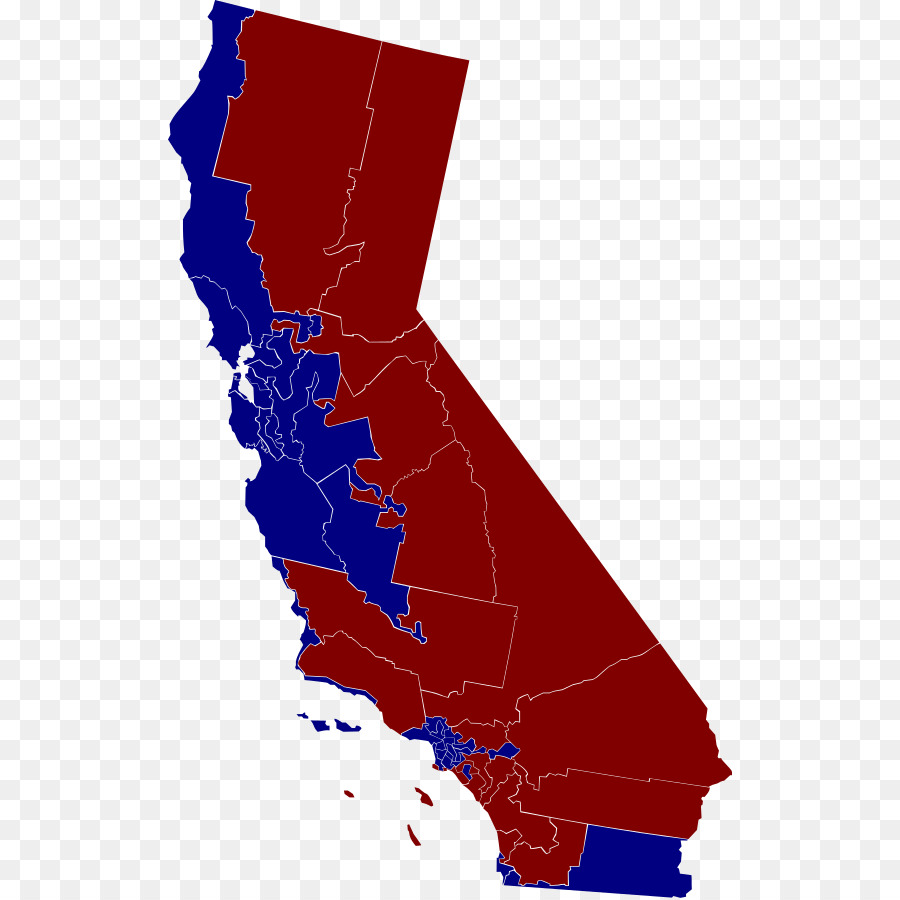 แผนที่แคลิฟอร์เนีย，สถานะ PNG