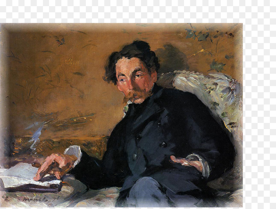 Édouard Manet，แนวตั้งของ Stéphane Mallarmé PNG
