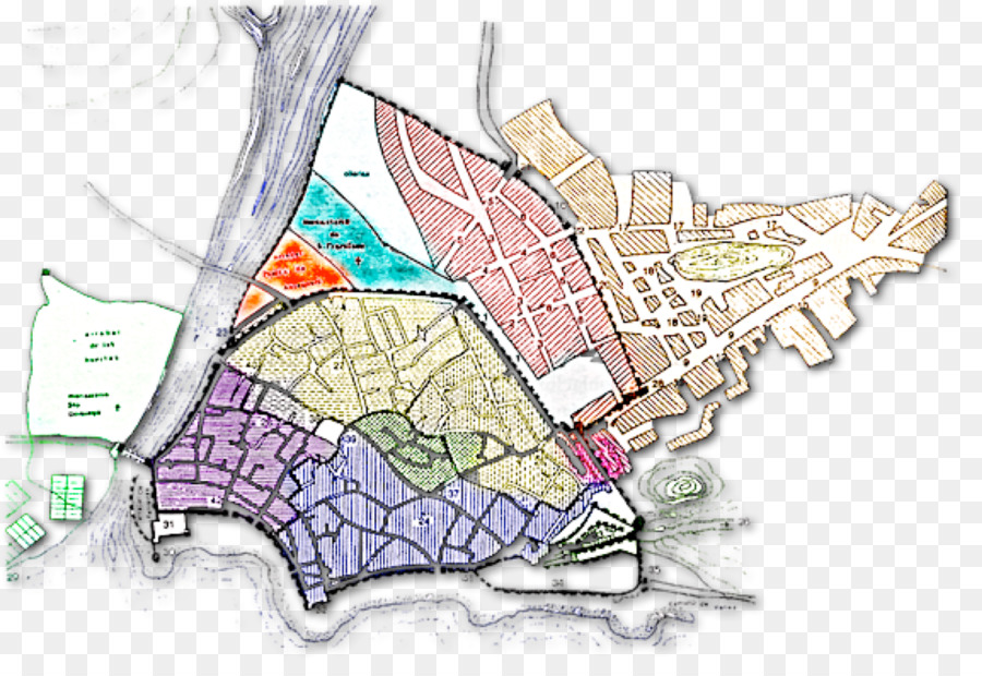 แผนที่，ถนนของ Malaga PNG