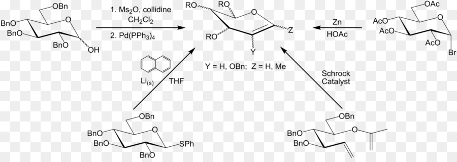 Glycal，สารเคมี Synthesis PNG