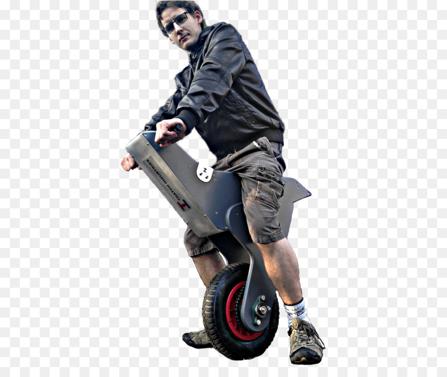 Man On Electric Unicycle，เป็นวงกลม PNG