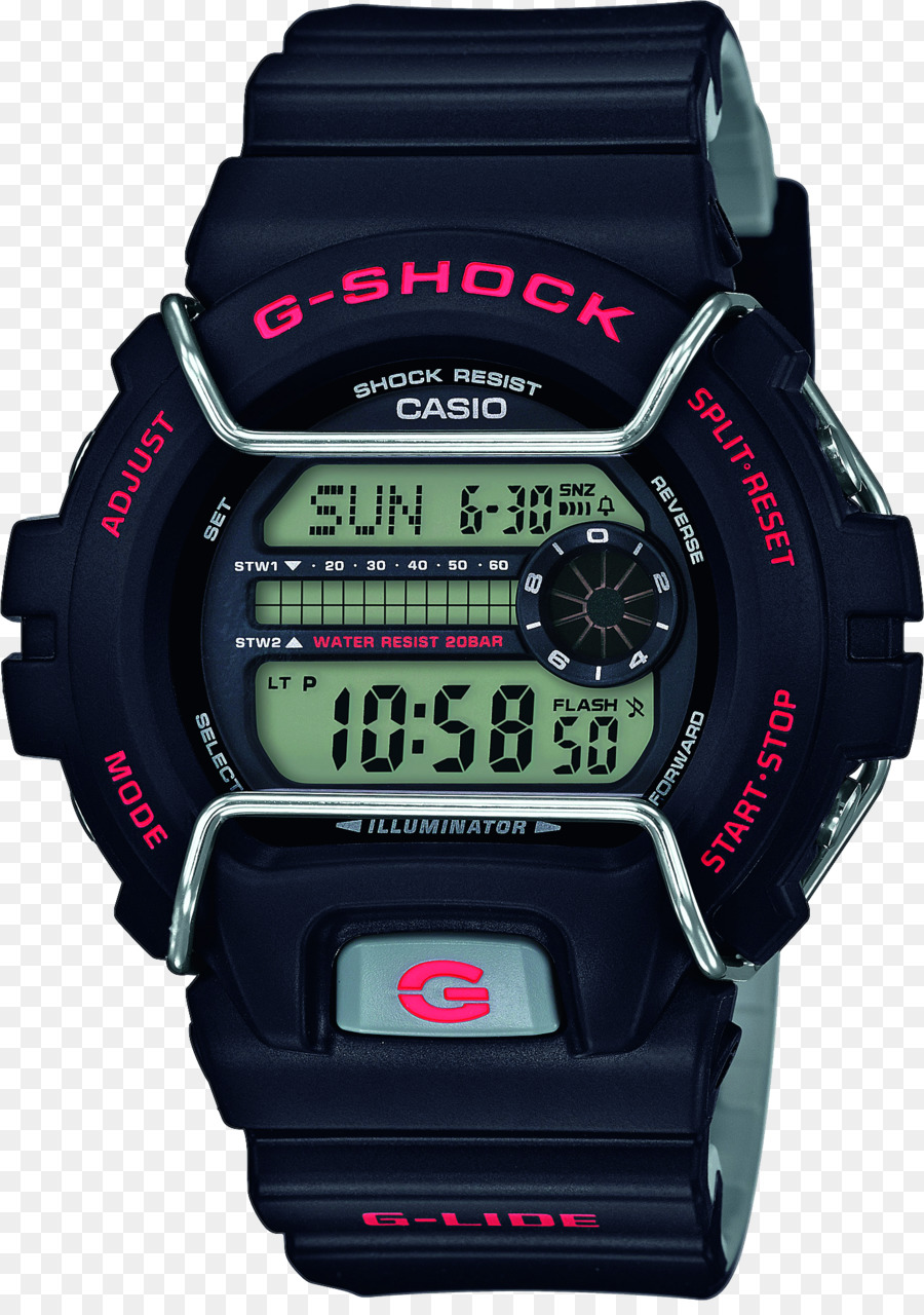 นาฬิกา G Shock สีแดง，นาฬิกา PNG