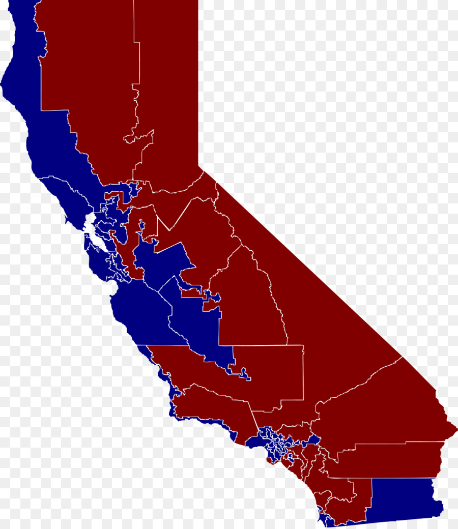 แผนที่แคลิฟอร์เนีย，สถานะ PNG