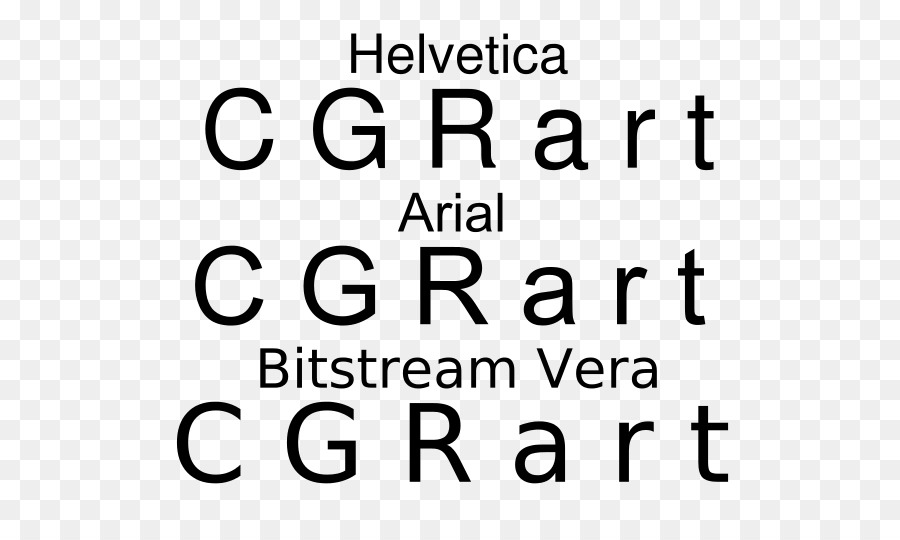 การเปรียบเทียบแบบอักษร，Helvetica PNG