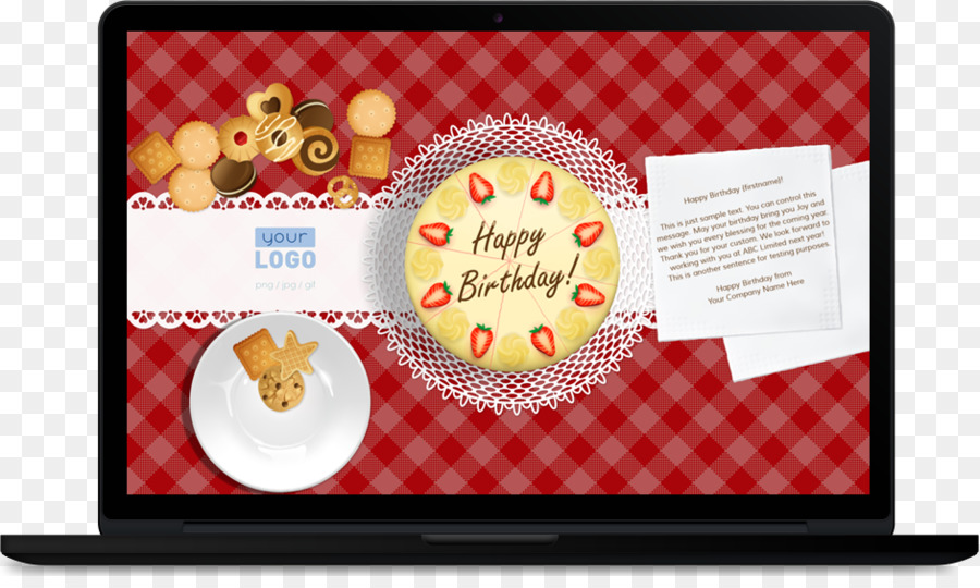 ต้อนรับโน้ตการ์ด，เค้กวันเกิด PNG