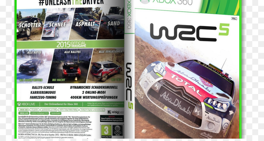 Wrc 5，เอ็กซ์บ็อกซ์เด็กผู้ชาย 360 PNG