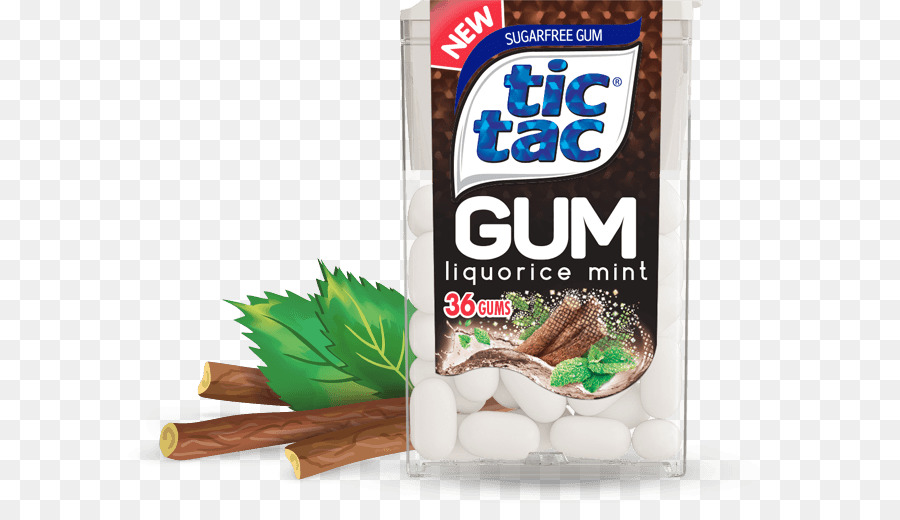 Tic Tac Gum，ชะเอม PNG