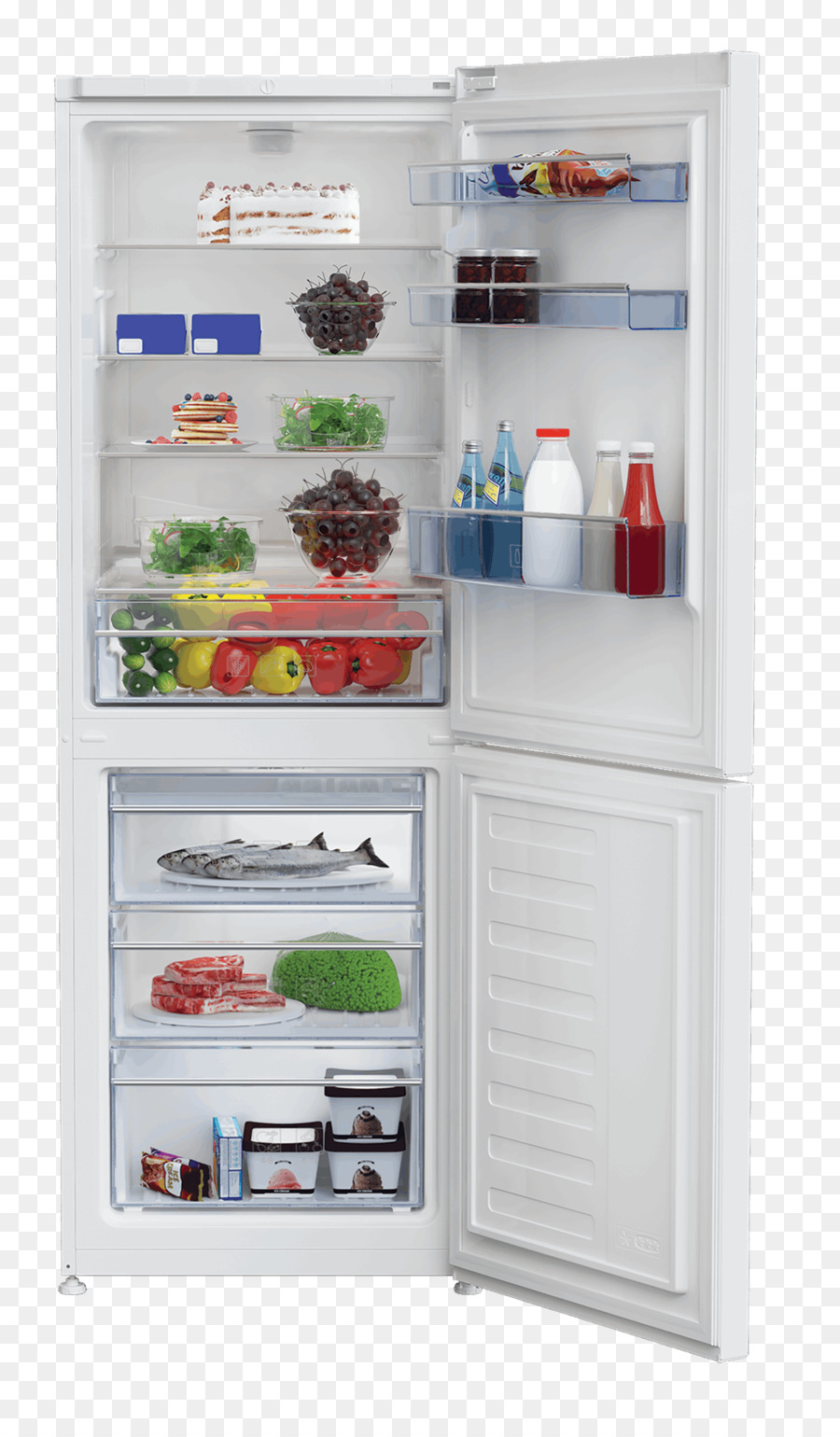 ตู้เย็น，Beko Cfp1675s หมวดฟรอสว่างตู้เย็นเ้าตู้เย็นไว้ PNG