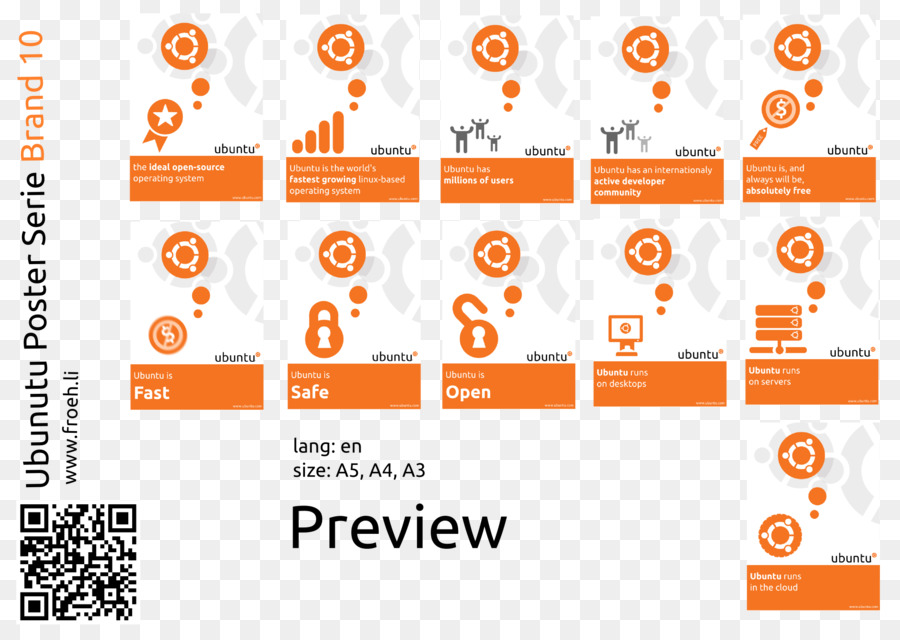 โปสเตอร์，Ubuntu PNG