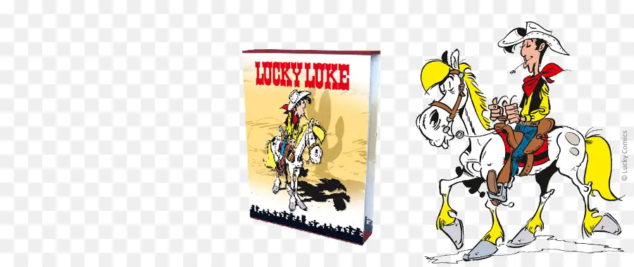 Lucky Luke Comic，คาวบอย PNG