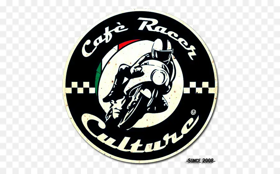 โลโก้ Cafe Racer，นักแข่งรถคาเฟ่ PNG