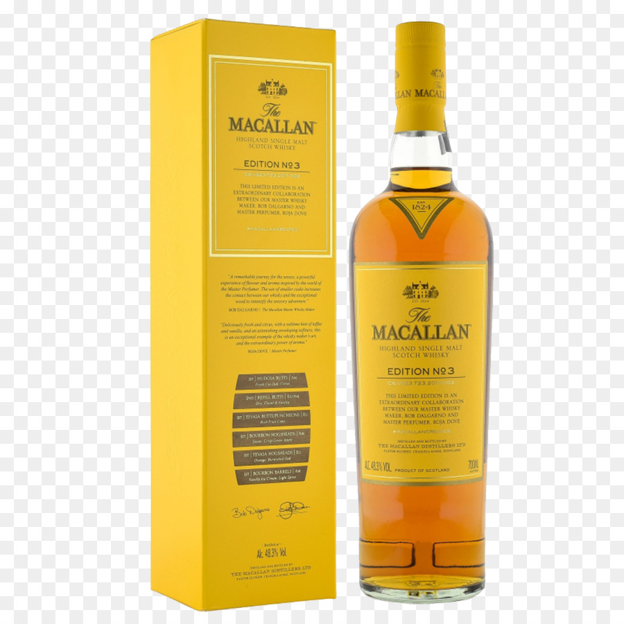 วิสกี้，โรงกลั่นเล Macallan PNG