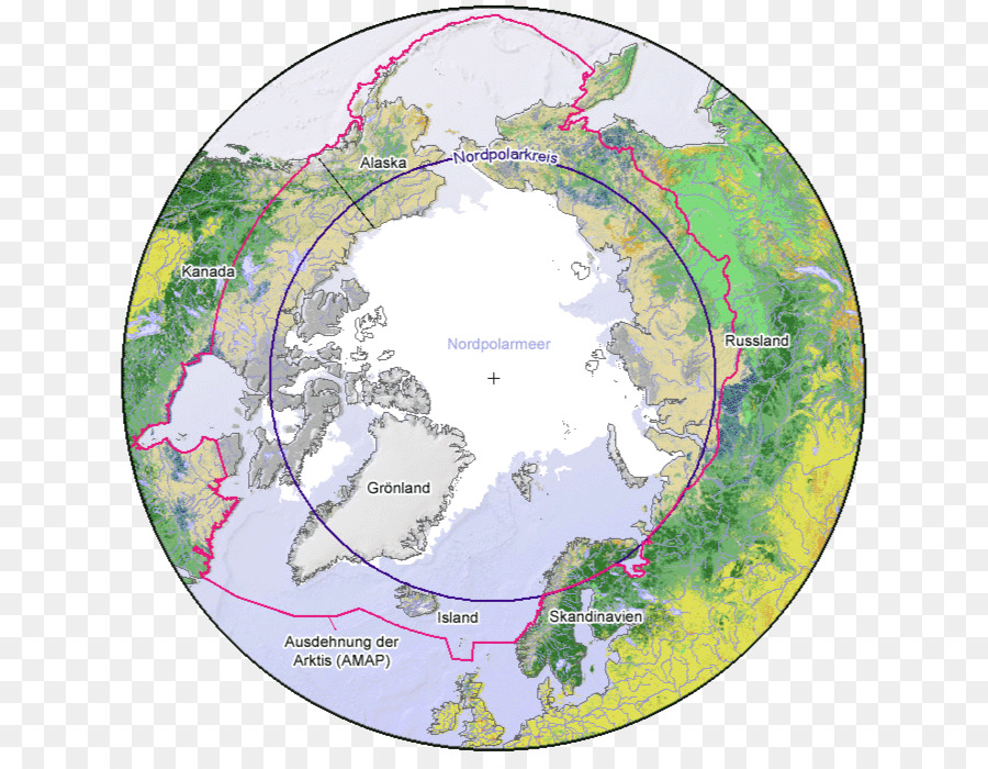 แผนที่อาร์กติก，ภูมิศาสตร์ PNG