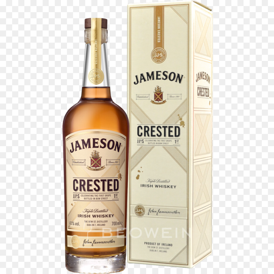 Jameson Crested Whisky，ขวด PNG