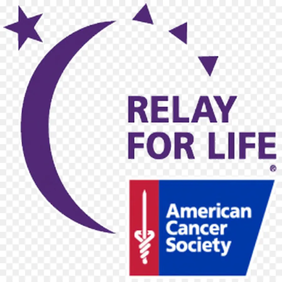 โลโก้ Relay For Life，สมาคมมะเร็งอเมริกัน PNG