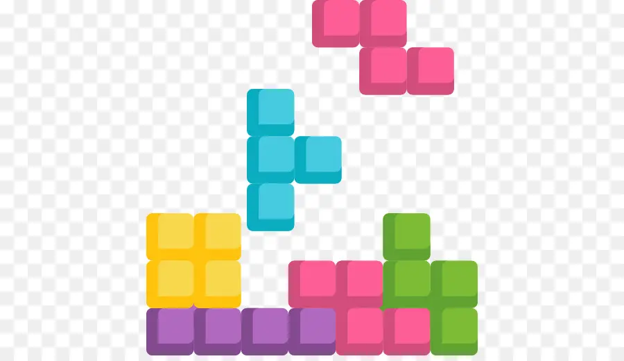 บล็อก Tetris ที่ตกลงมา，เกม PNG