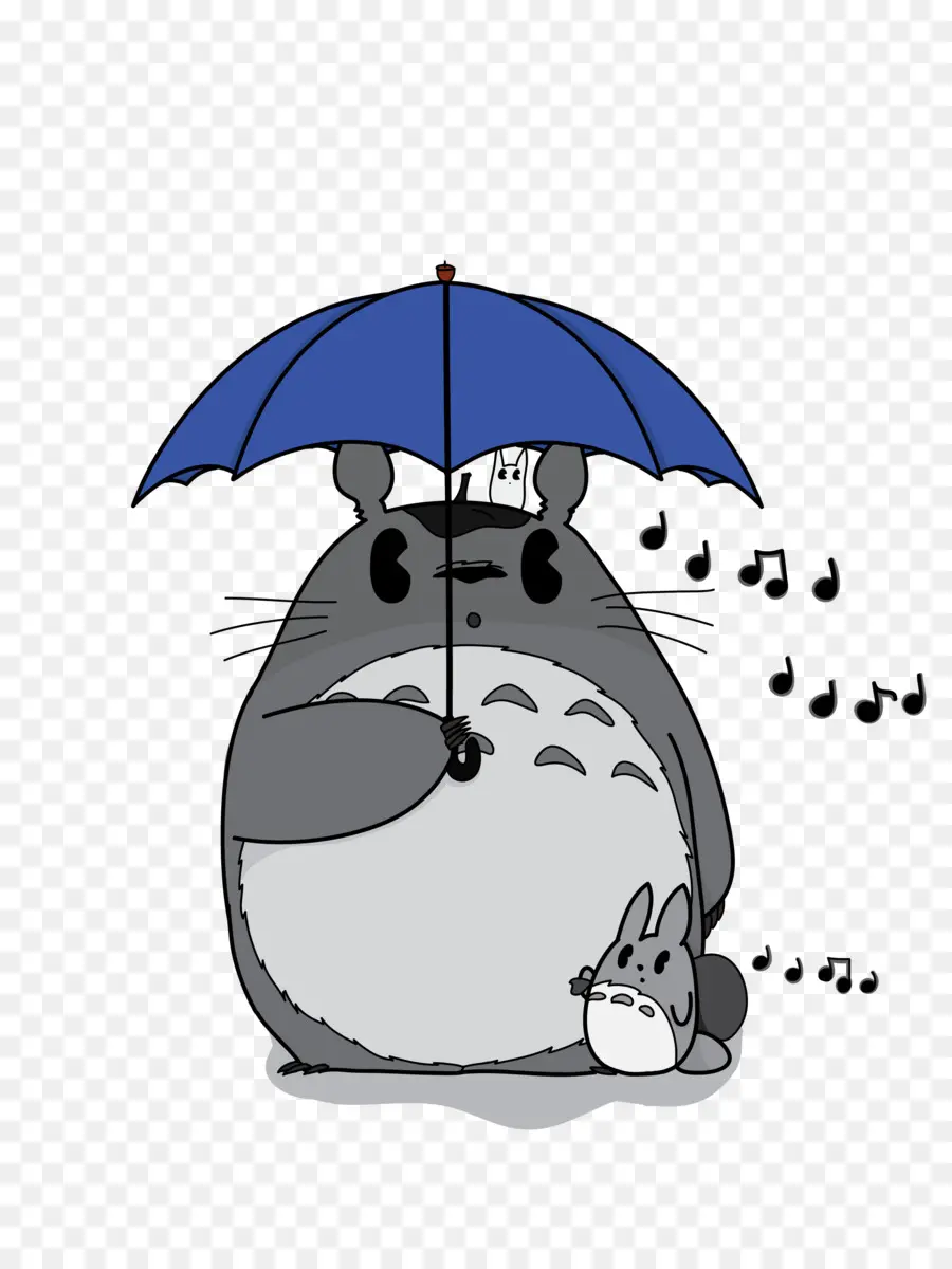 Totoro กับร่ม，อนิเมะ PNG