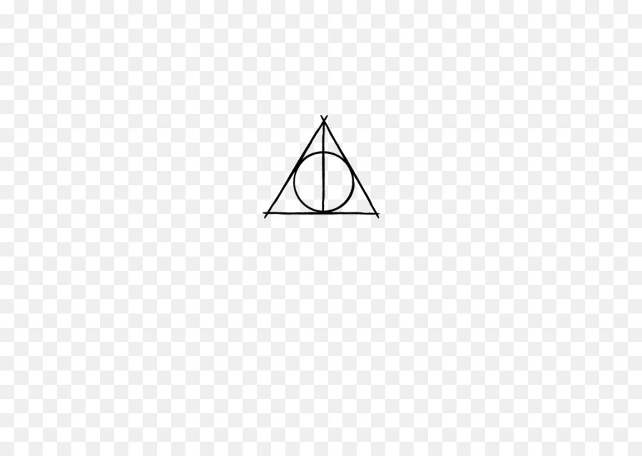 สัญลักษณ์ Deathly Hallows，สามเหลี่ยม PNG