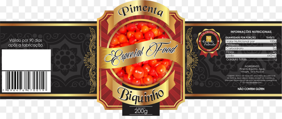 ฉลาก Bichine Pepper，พริกไทย PNG