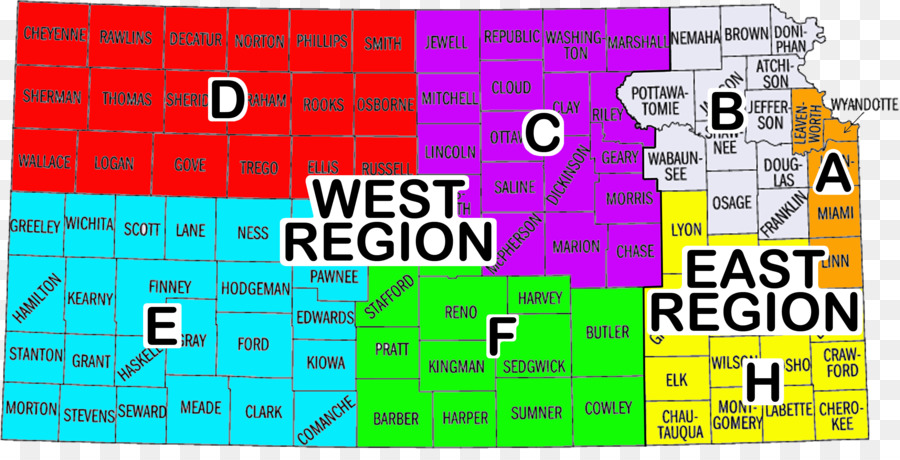 แคนซัส，แผนที่ PNG