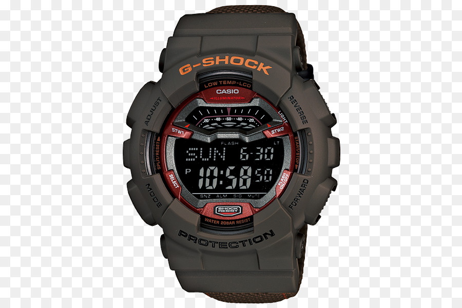 นาฬิกา G Shock สีแดง，นาฬิกา PNG