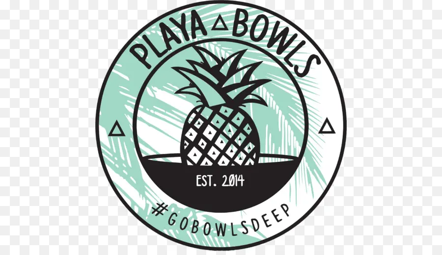 โลโก้ Playa Bowls，สัปปะรด PNG