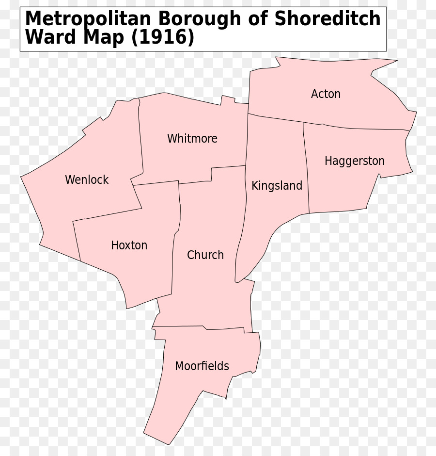 Shoreditch，Metropolitan Borough ของ Shoreditch PNG