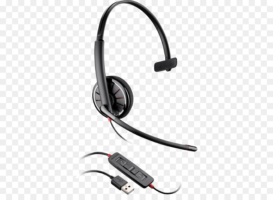 แล้วหูฟังนั่นล่ะ，Plantronics Blackwire C310m Headset Onear ดำ PNG