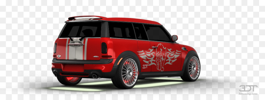 Red Mini Cooper，รถ PNG