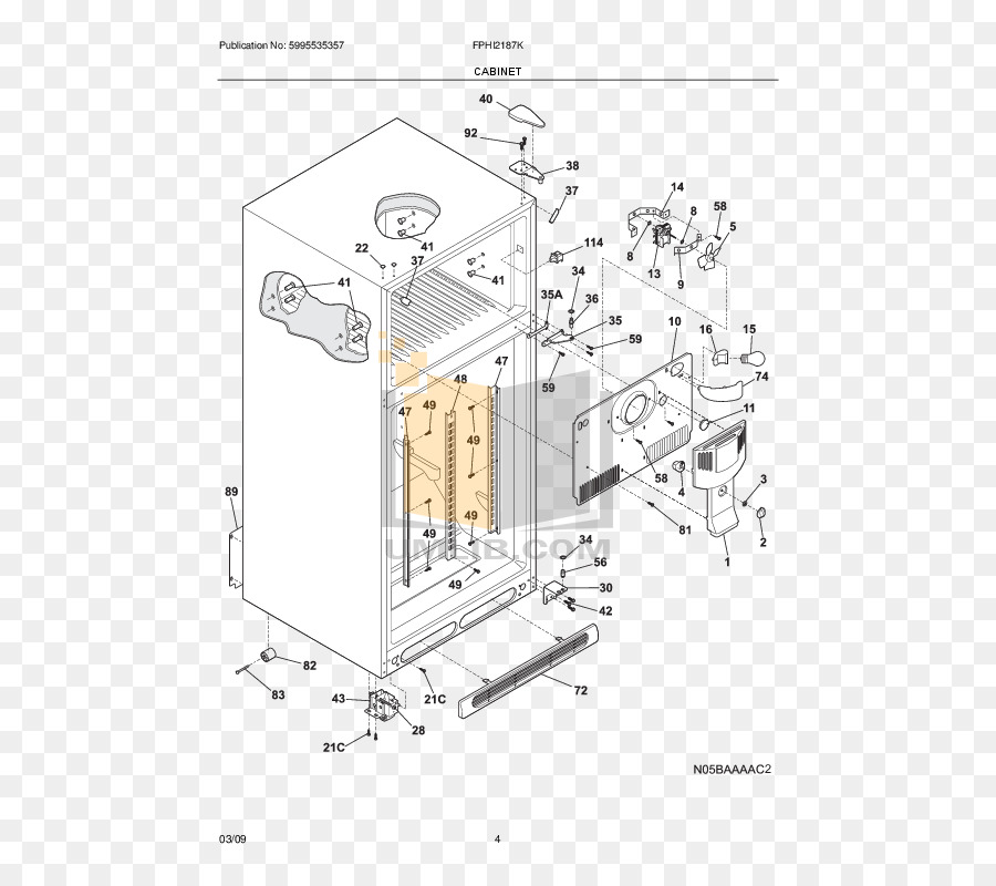 Kenmore，ตู้เย็น PNG