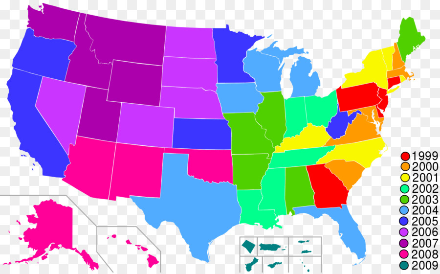 แผนที่สหรัฐอเมริกา，รัฐ PNG