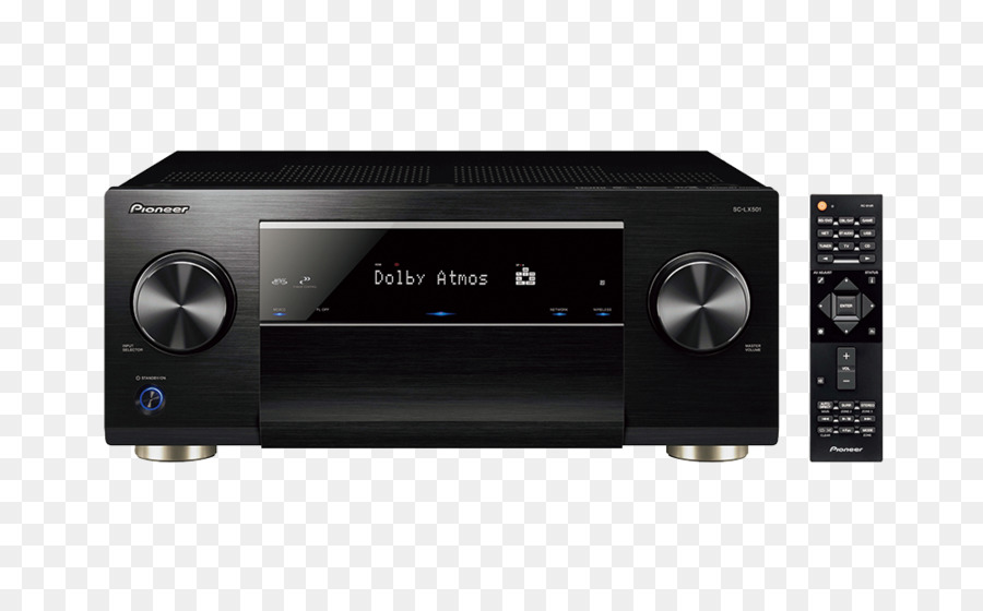 Av ผู้รับ，Pioneer Sclx501 Av เครือข่ายผู้รับสีดำ PNG