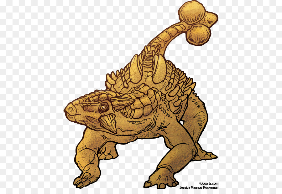 Ankylosaurus，ไดโนเสาร์เต่าล้านปี PNG