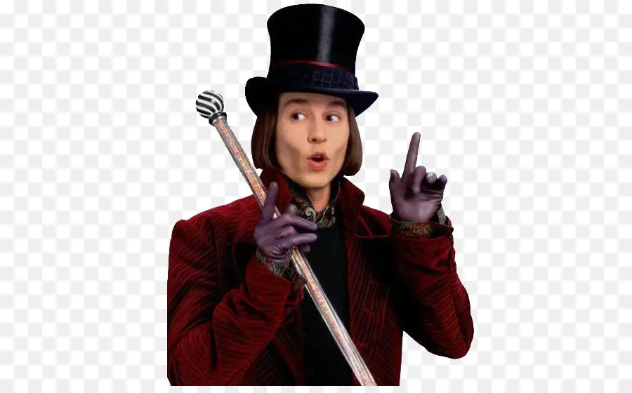 Willy Wonka，หมวกด้านบน PNG