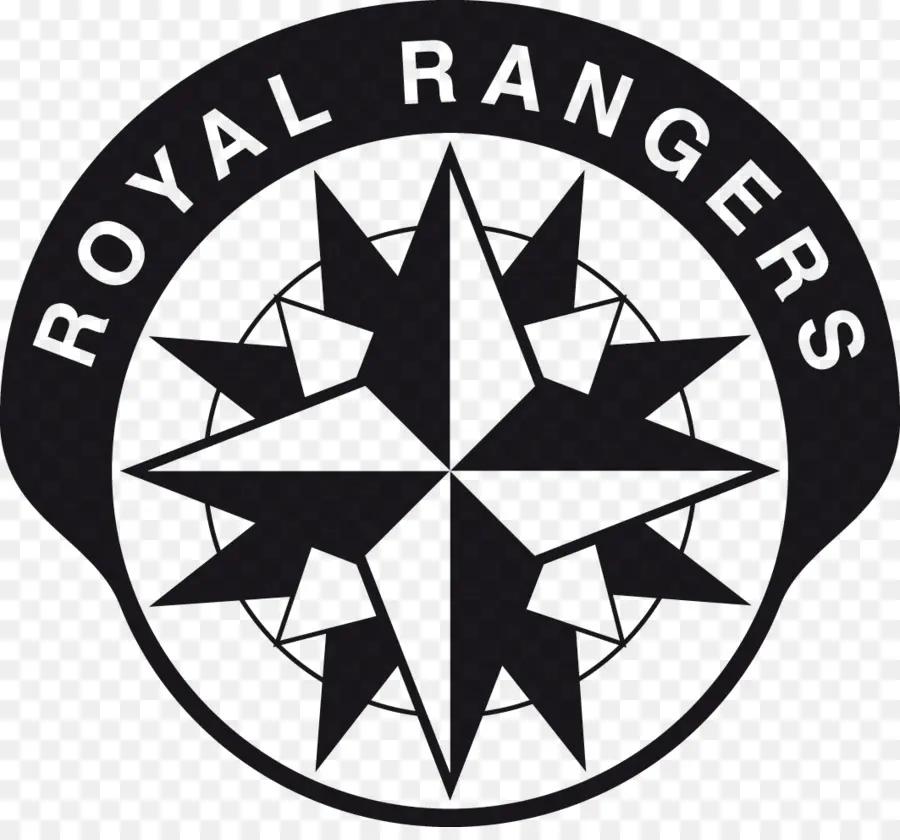 โลโก้ Royal Rangers，สีดำ PNG