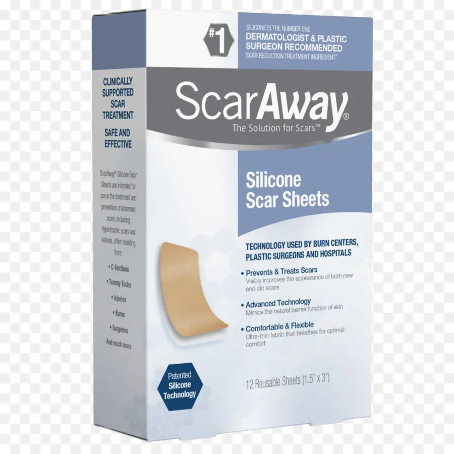 Scaraway ซิลิโคนแผลเป็นผ้าปูที่นอน，แผลเป็น PNG
