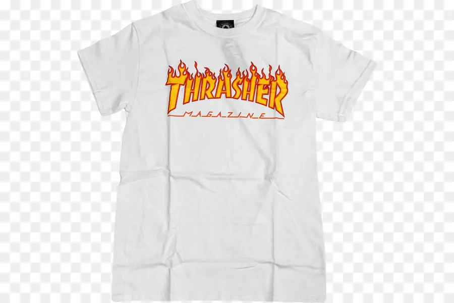 เสื้อยืด Thrasher，สเก็ตบอร์ด PNG