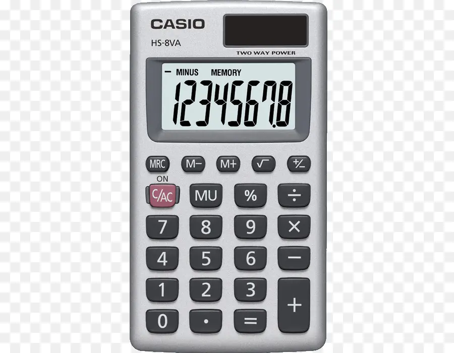 เครื่องคิดเลขสีขาว，Casio PNG