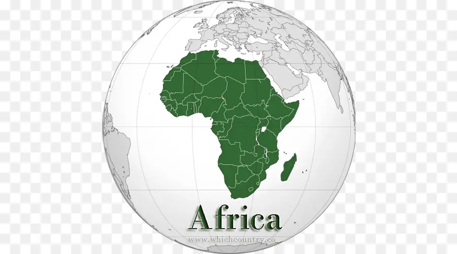 แอฟริกา，Orthographic ภาพ PNG