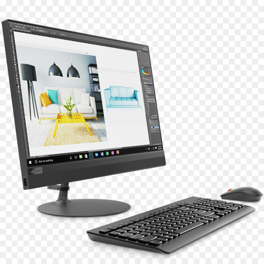 Ideacentre，Lenovo Ideacentre 52024ghz I57400t 238 ปี 1920 X 1080pixels ดำ Allinone พิวเตอร์ PNG