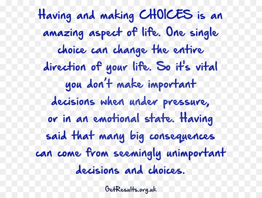 ทางเลือก，Decisionmaking PNG