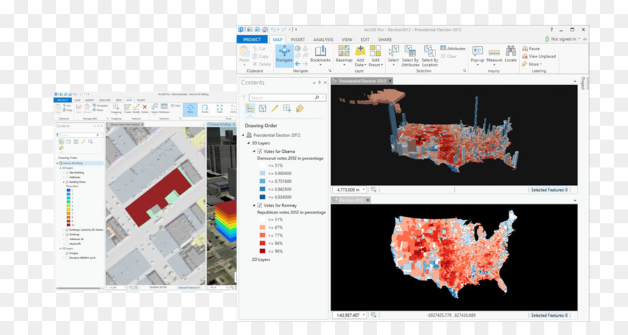 Arcgis，Geographic ข้อมูลของระบบ PNG