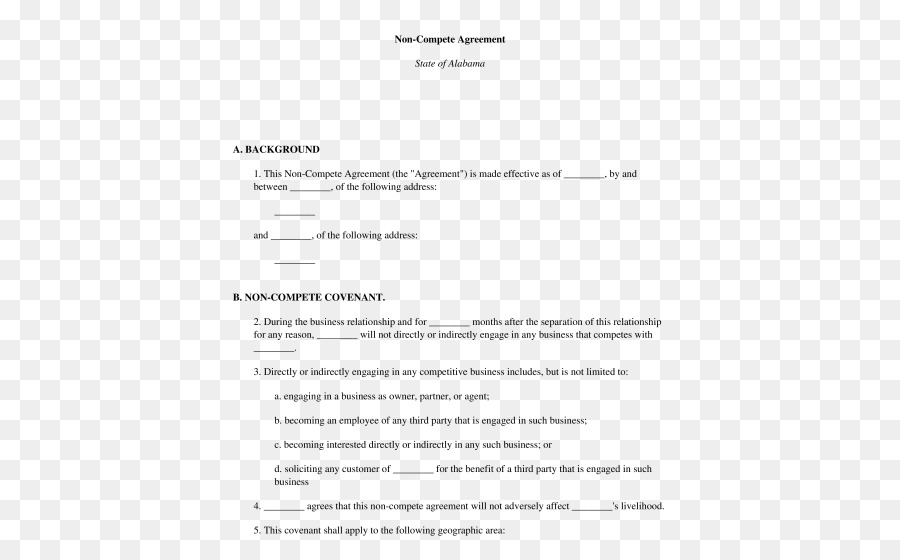 เอกสาร，Noncompete เงื่อนไขว่า PNG