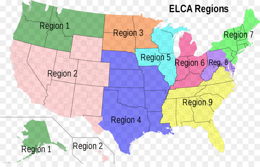 แผนที่ภูมิภาค Elca，ภูมิภาค PNG