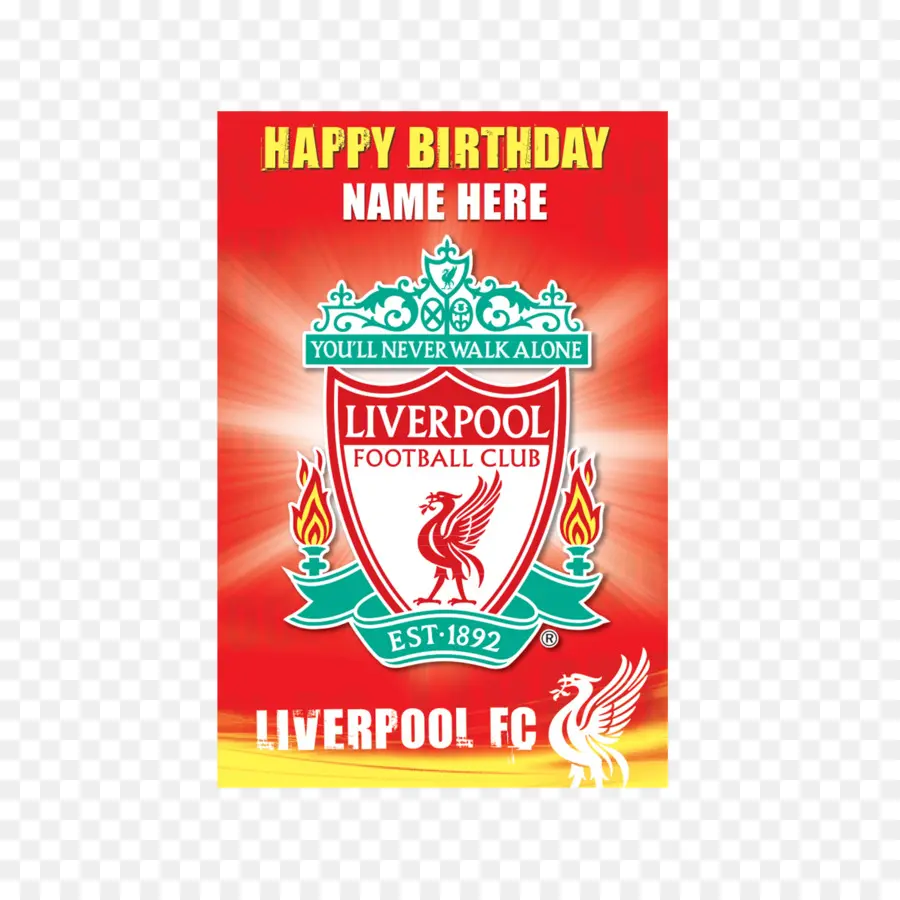 การ์ดวันเกิดของ Liverpool Fc，ลิเวอร์พูล PNG