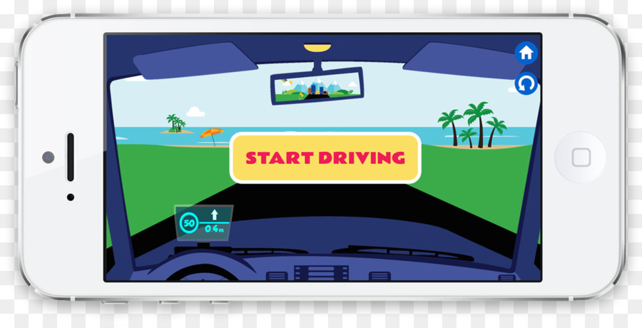 สมาร์ทโฟนพร้อมเกมขับรถ，เกม PNG