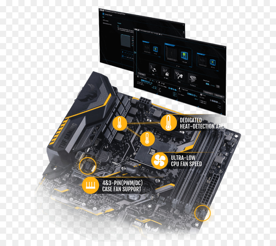 ซ็อกเก็ต Am4，Asus Tuf B350mplus องเกมส์เลยทีเดี Motherboard โคร Atx จากซ็อกเกต Am4 Amd B350 จากซ็อกเกต Am4 PNG